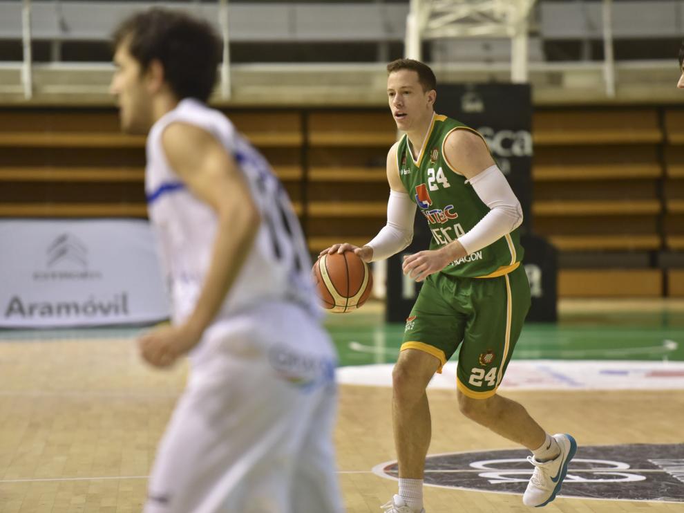 David Skara, uno de los jugadores más destacados del Levitec Huesca.