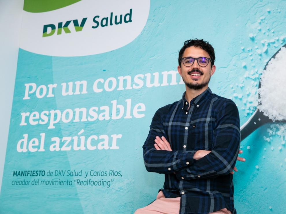 Carlos Ríos, creador del movimiento ‘Realfooding’, en la presentación del ‘Manifiesto por un consumo responsable del azúcar’, de DKV.