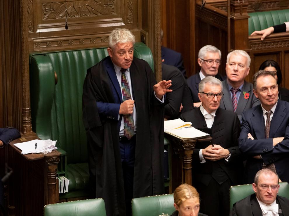 John Bercow, durante el debate del martes en el Parlamento británico.