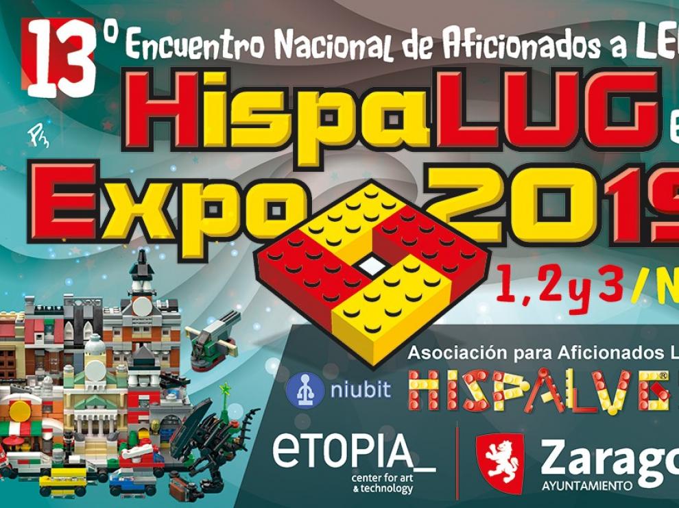 Cartel anunciador del Encuentro Nacional de LEGO