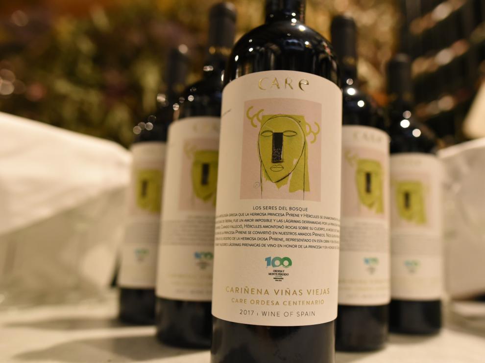 Nuevo vino elaborado por Bodegas Care con uva cariñena, con motivo de la conmemoración del Centenario del Parque Nacional de Ordesa y Monteperdido