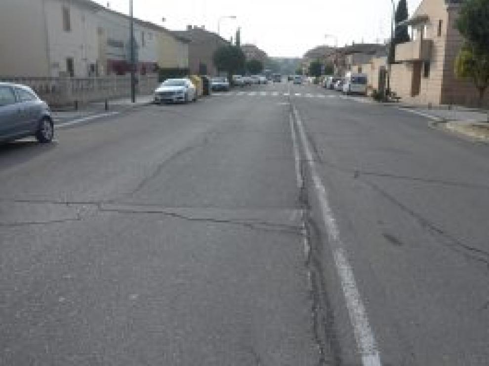 La avenida de Fernando el Católico de Ejea será una de las vías reparadas.