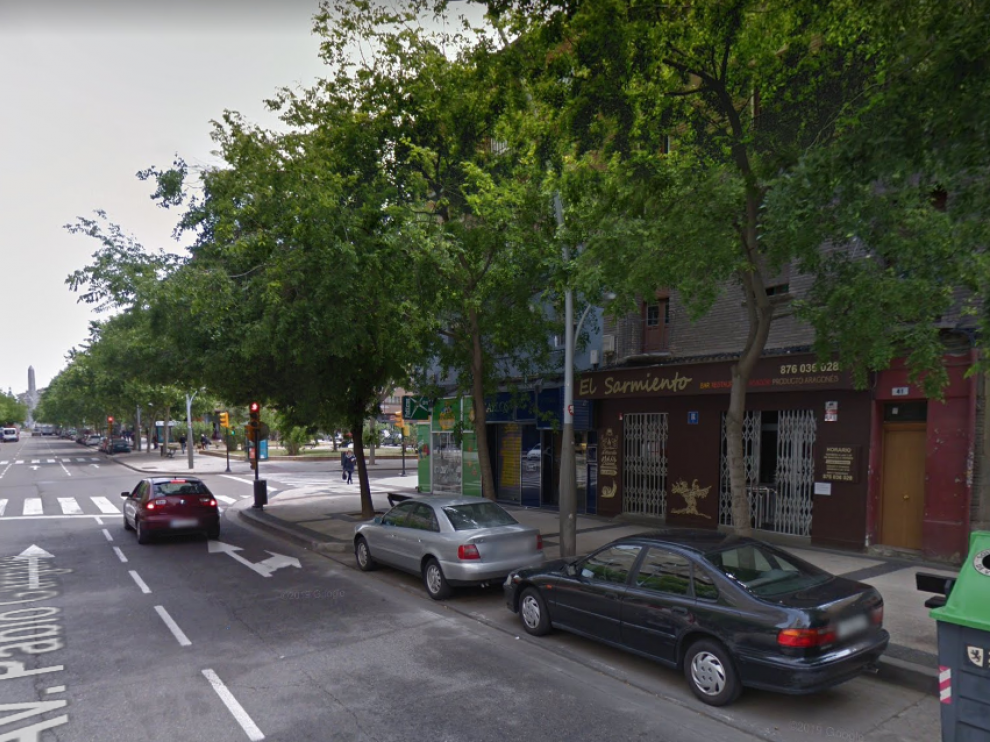 Los hechos tuvieron lugar este miércoles en la avenida Pablo Gargallo, a la altura del número 41.