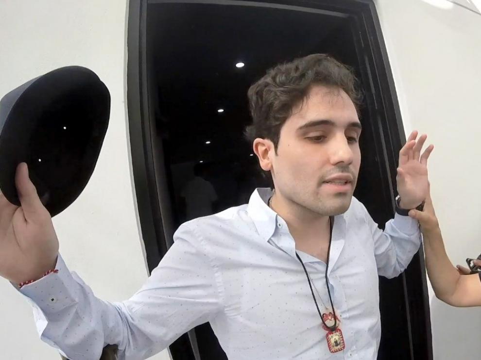 Momento de la detención de Ovidio Guzmán, hijo de Joaquín 'el Chapo' Guzmán