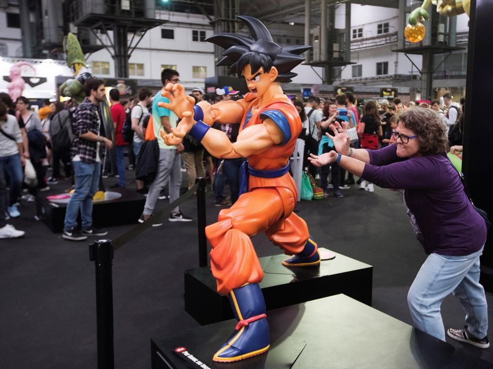 Exposición de Bola de Dragón en el Manga Barcelona.