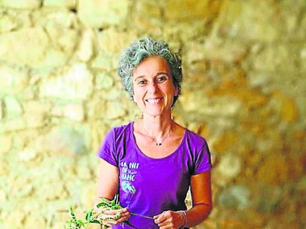 Evelyn Celma es la responsable de la empresa de cosmética natural Matarrania.