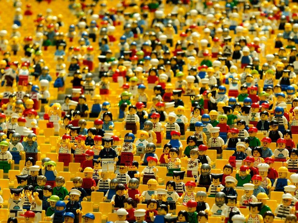 Muñecos del universo Lego.
