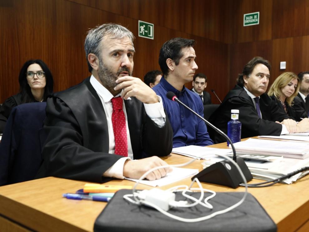 Imágenes de la segunda sesión del juicio contra Rodrigo Lanza por el crimen de los tirantes.