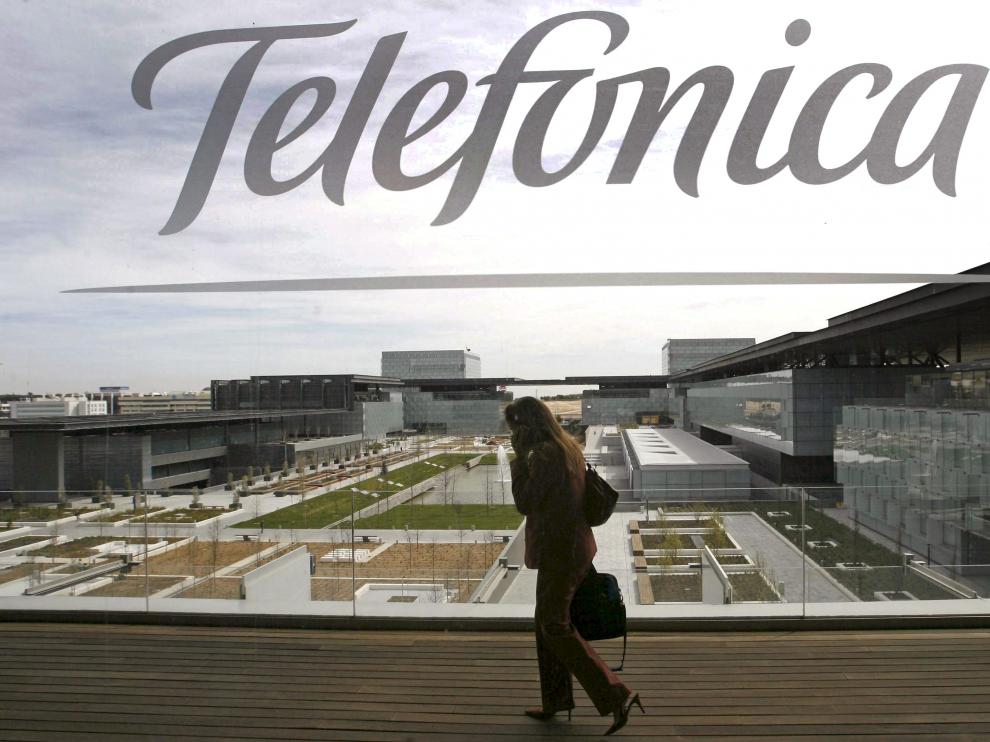 Imagen de archivo de la sede de Telefónica en Madrid