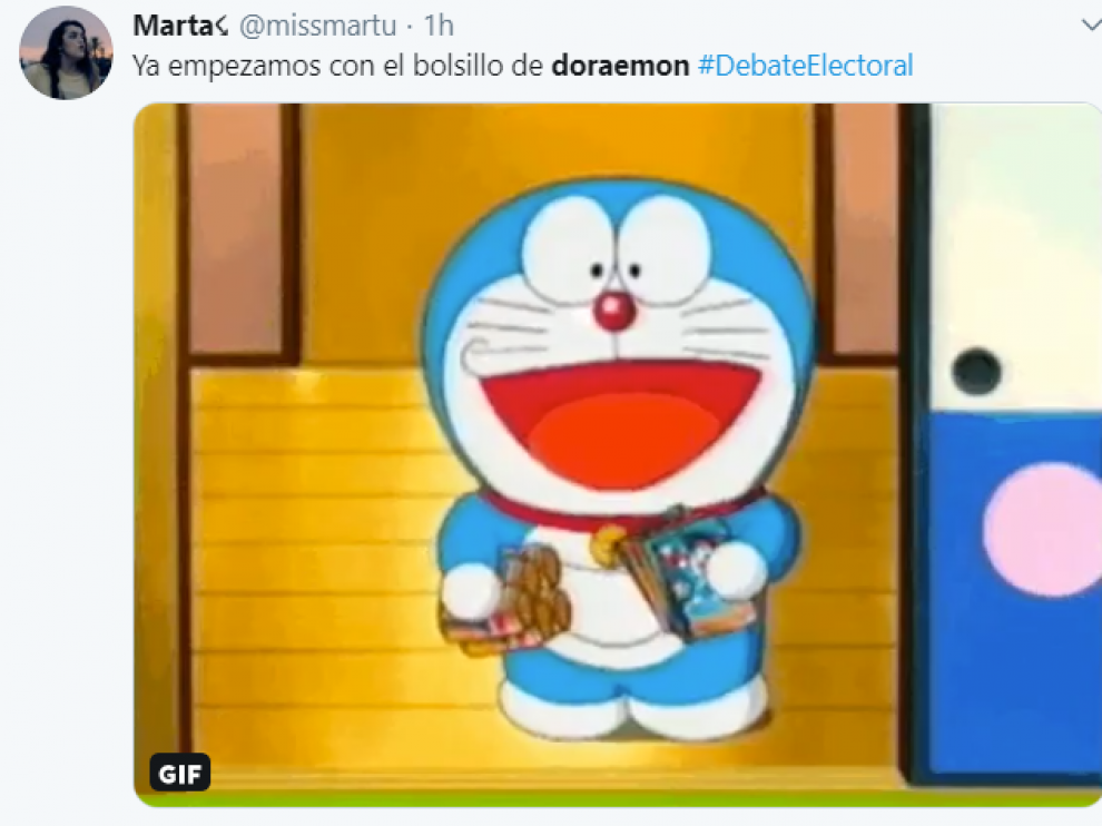 Albert Rivera convierte a 'Doraemon' en 'trending topic' durante el debate