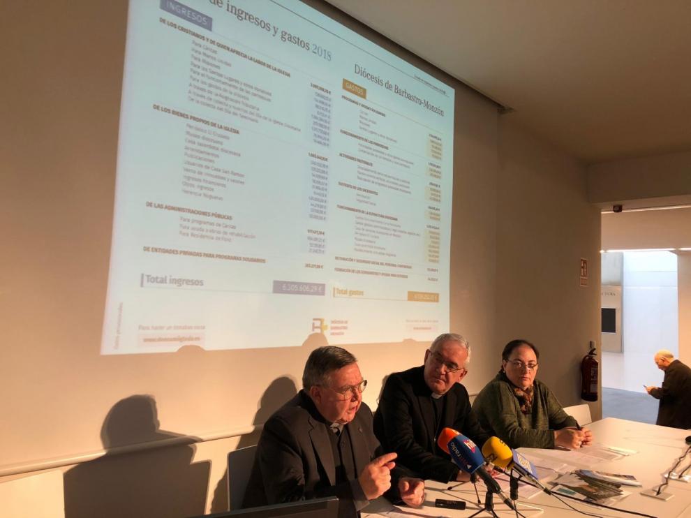 Rueda de prensa del obispo de la Diócesis Barbastro-Mozón