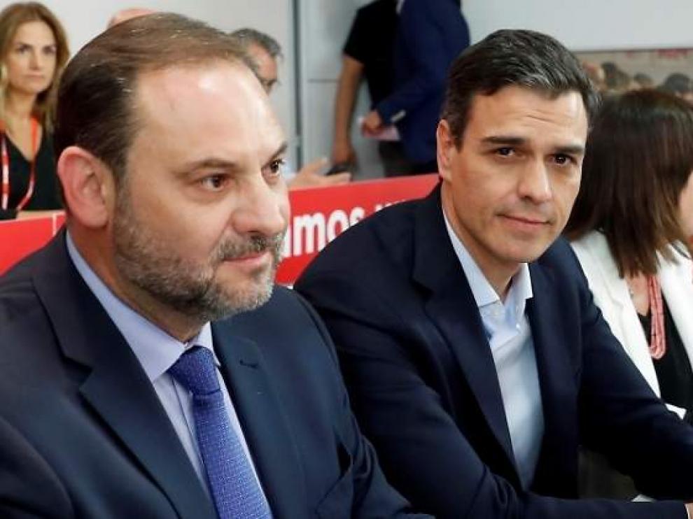 Ábalos y Sánchez en una imagen de archivo.