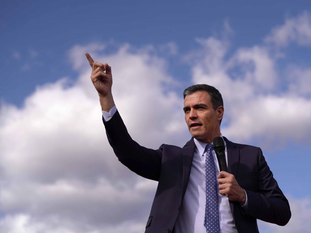 El presidente del Gobierno en funciones, Pedro Sánchez