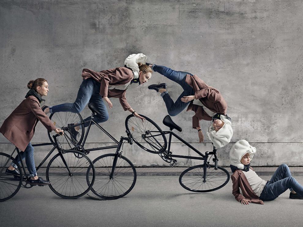 El sistema 'Hövding', el airbag del ciclista.