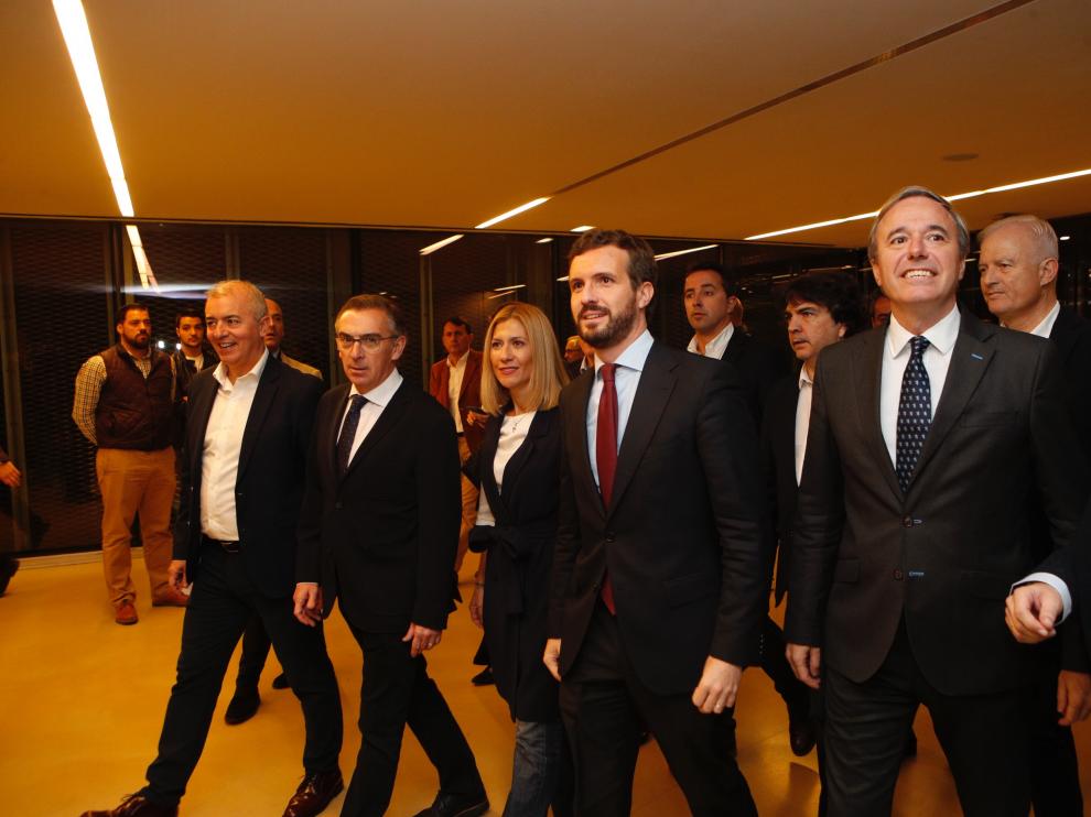 Pablo Casado, en Zaragoza