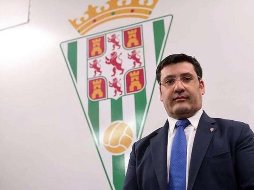 El presidente del Córdoba, Jesús León.