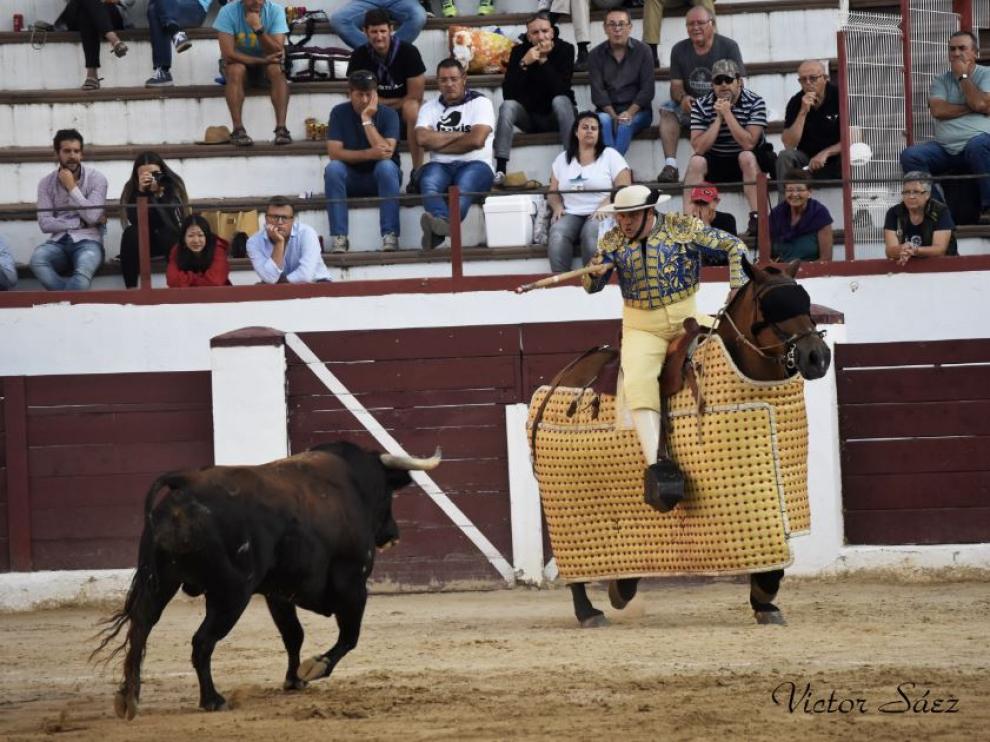Imagen de la novillada de Andorra.
