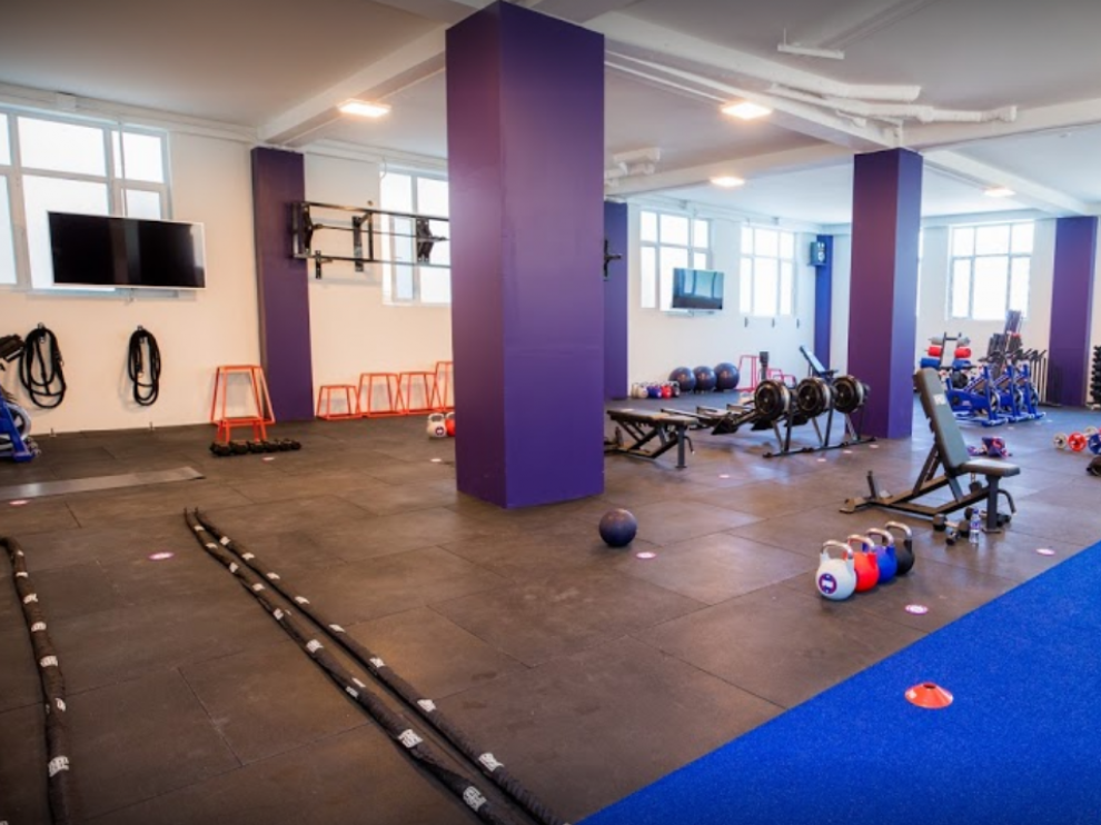 Gimnasio F-45 en Afganistán.