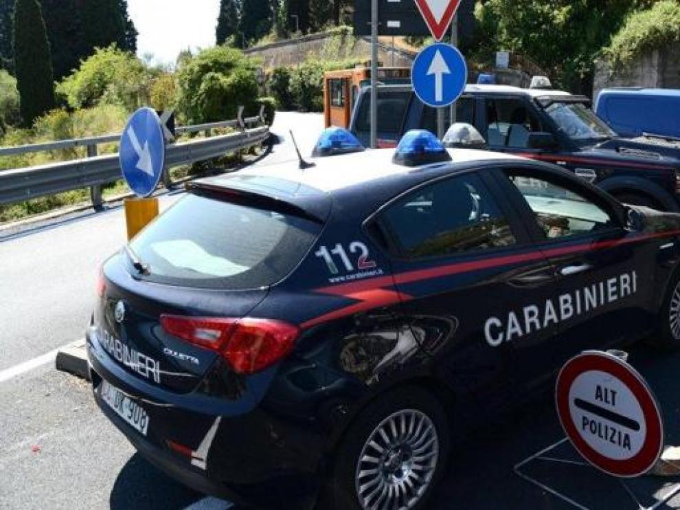 Vehículo de la policía italiana.