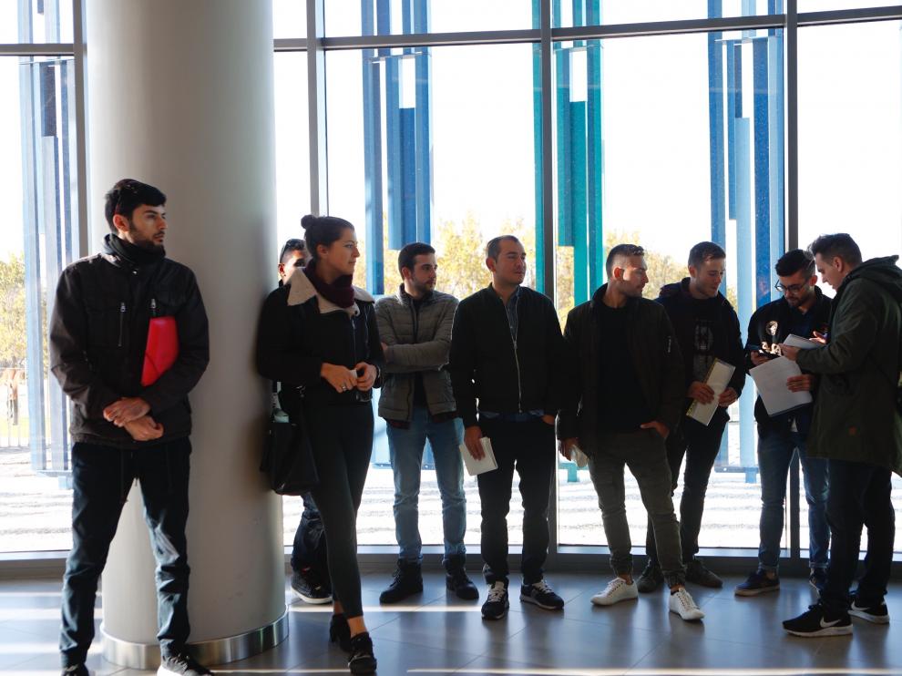Jornada de este viernes del juicio contra Deliveroo en el juzgado de lo social número 2 de Zaragoza.