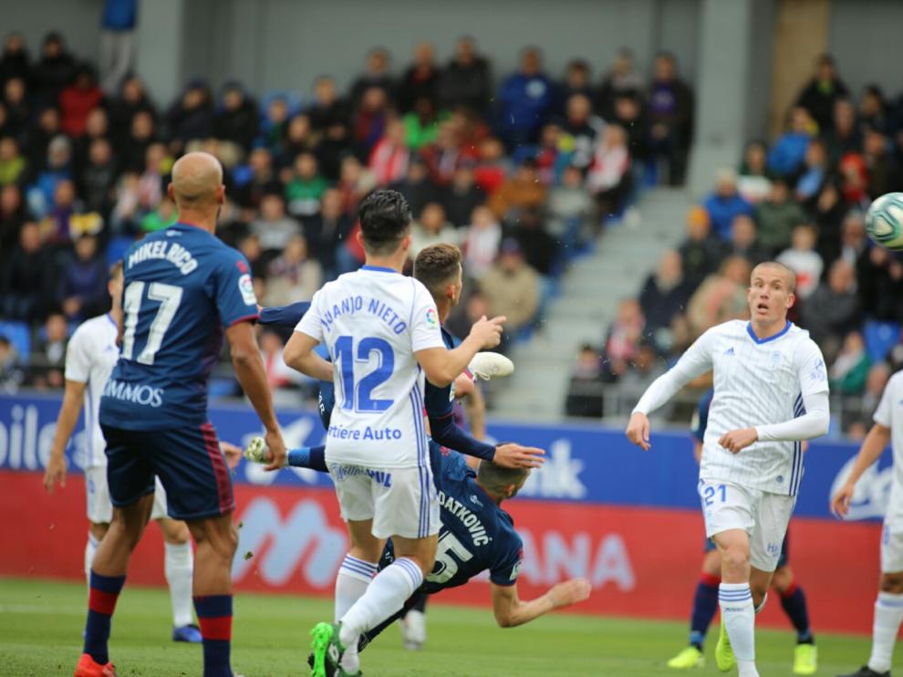 El partido entre la SD Huesca y el Oviedo