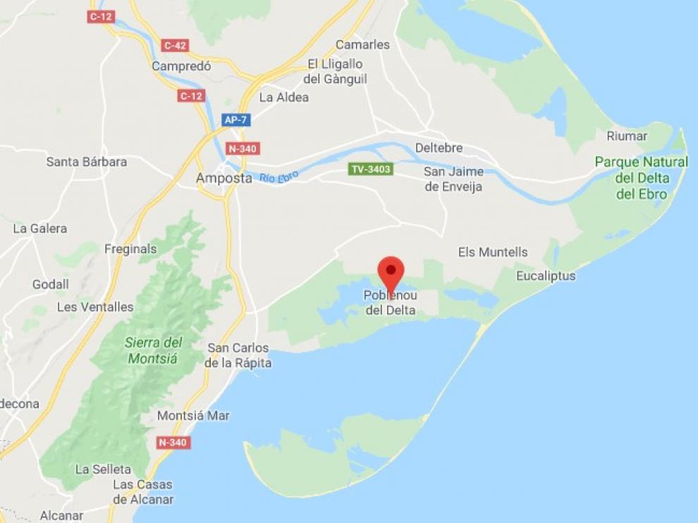 Captura de Google Maps del lugar donde han ocurrido los hechos.