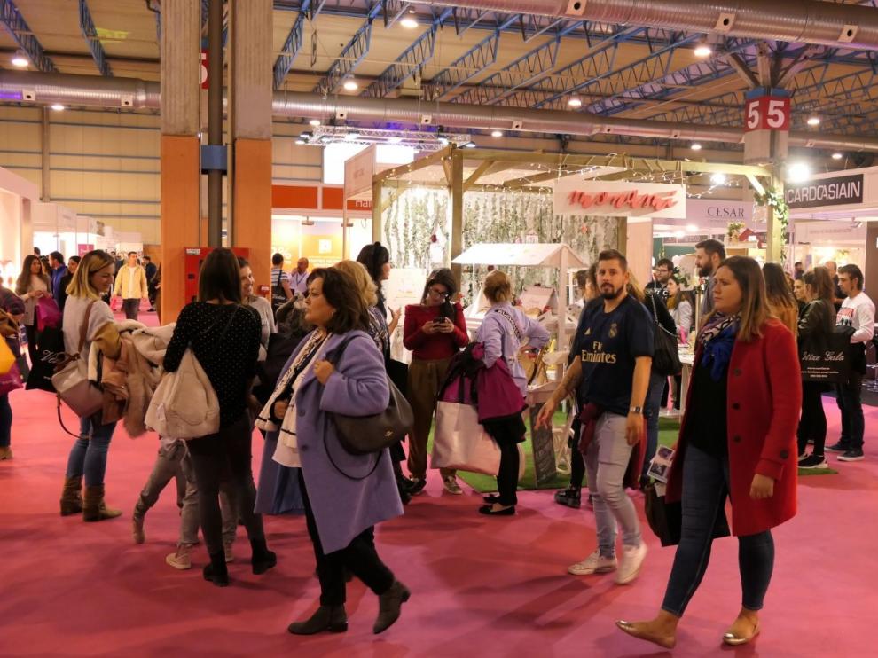 El salón Nupzial ha estado abierto al público en la Feria de Zaragoza durante todo el fin de semana.