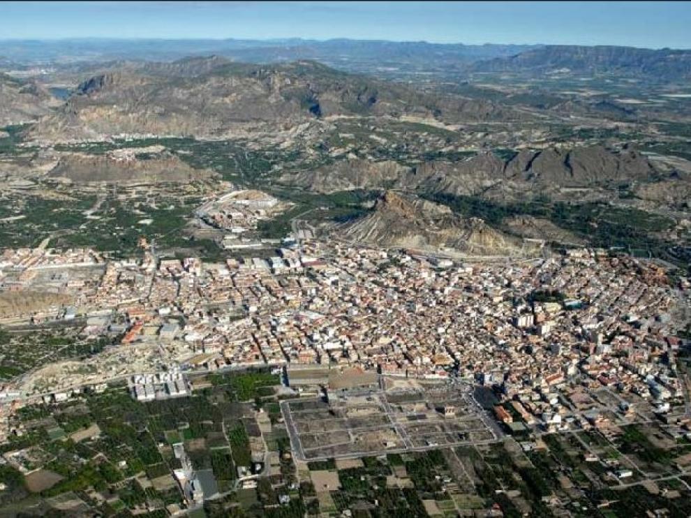 Panorámica de Archena, Murcia.