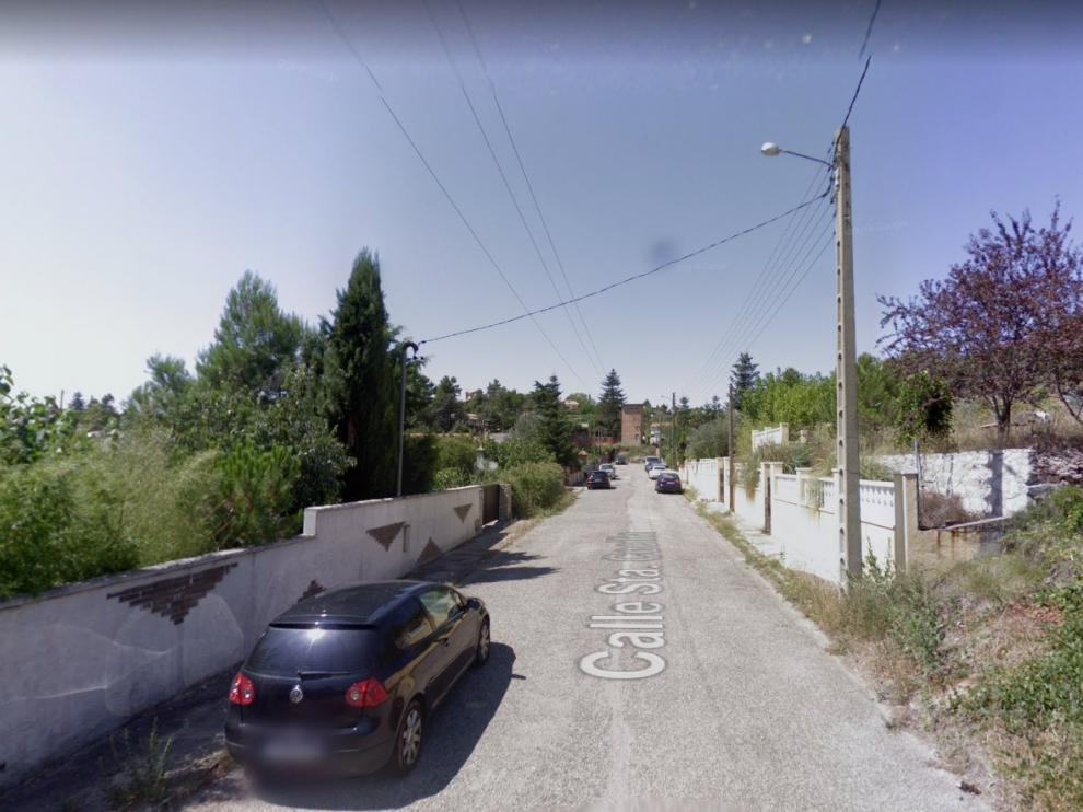 Una imagen de la calle de Santa Cecilia en la localidad barcelonesa de El Bruc.