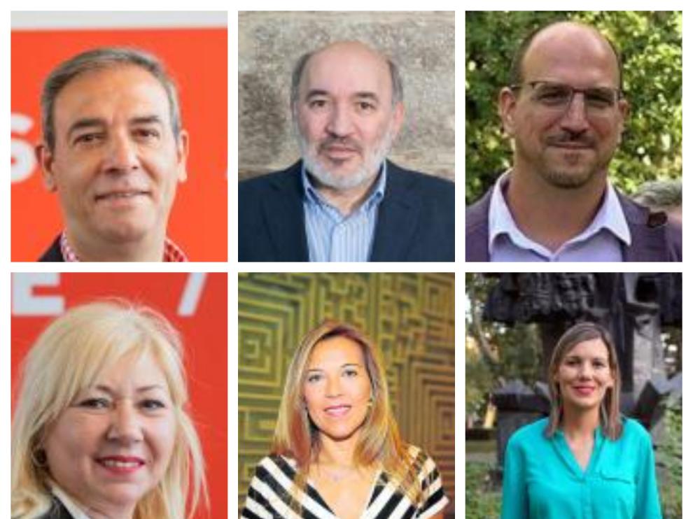 Algunos de los senadores elegidos