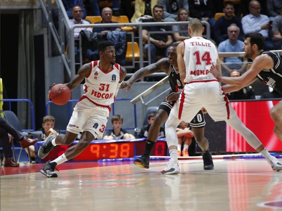 Dylan Ennis durante un partido con el AS Mónaco.