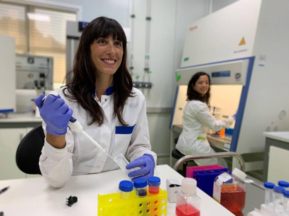 Mercedes Vila en las instalaciones de Biotech Foods