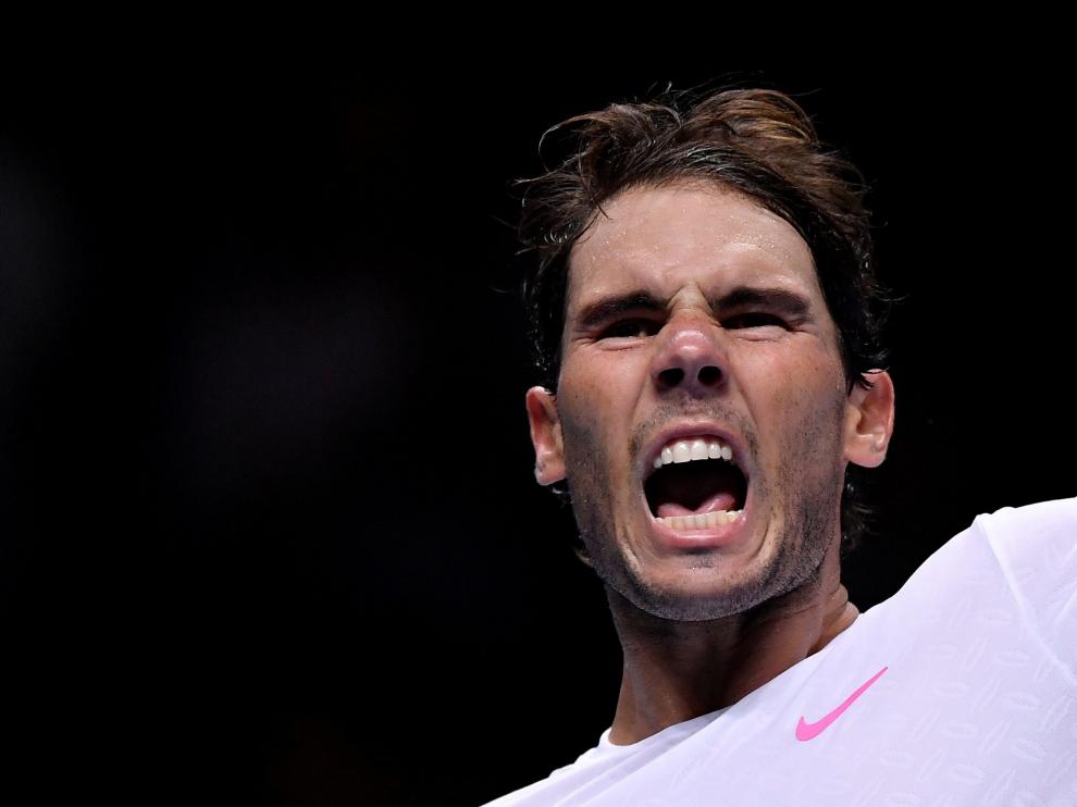 Rafa Nadal tras el partido