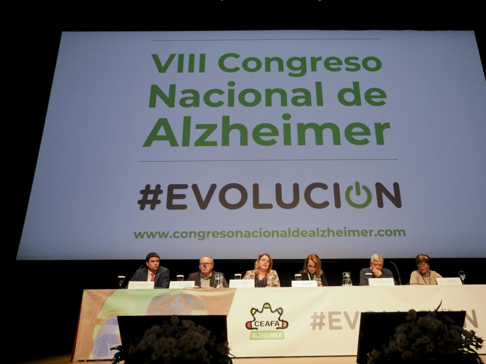 Acto de bienvenida al VIII Congreso Nacional del Alzhéimer en Huesca.