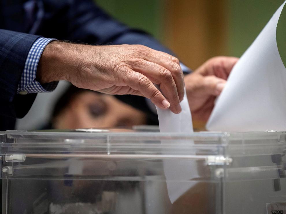 Un momento de las votaciones del 10 de noviembre.