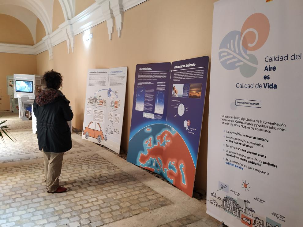 La exposición se puede contemplar hasta el martes día 19 en el claustro del antiguo convento de La Merced.