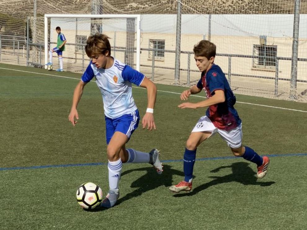 Fútbol. DH Infantil- Real Zaragoza vs. SD Huesca.
