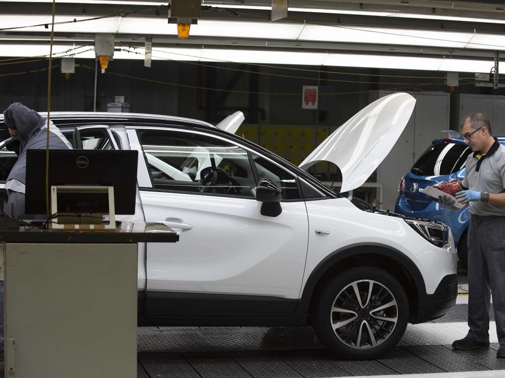 Fábrica de Opel España, del grupo PSA, en Zaragoza.
