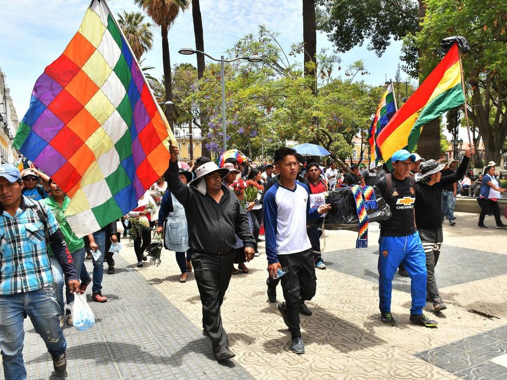 Protestas en Cochamba.