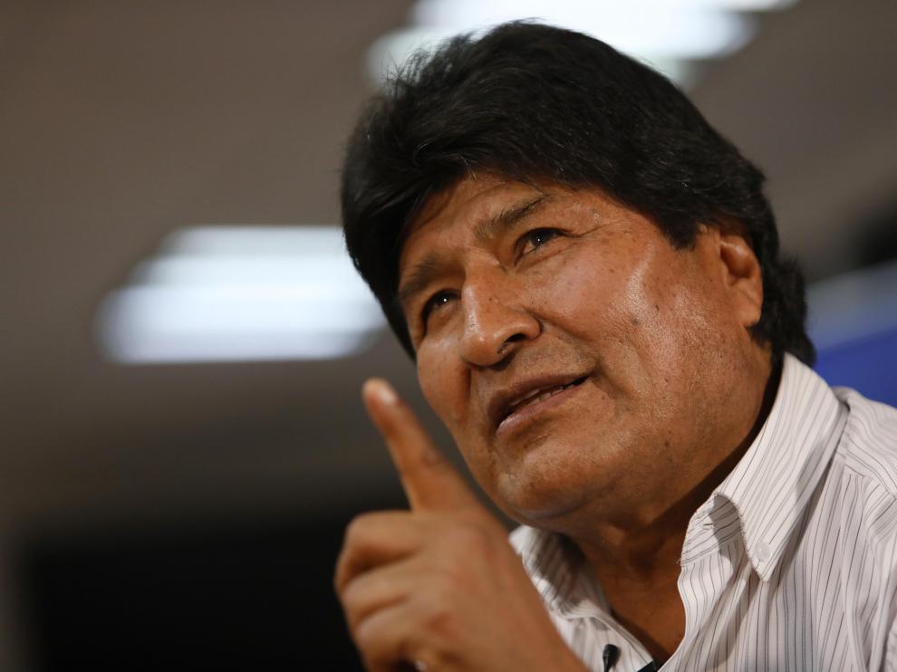 El expresidente de Bolivia Evo Morales, este domigo, 17 de noviembre, en Ciudad de México: "Tengo mucho miedo a una guerra civil en Bolivia"