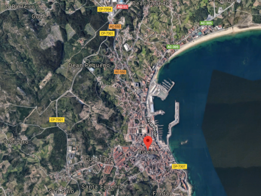 El suceso ha tenido lugar en el municipio de Riveira, en La Coruña.