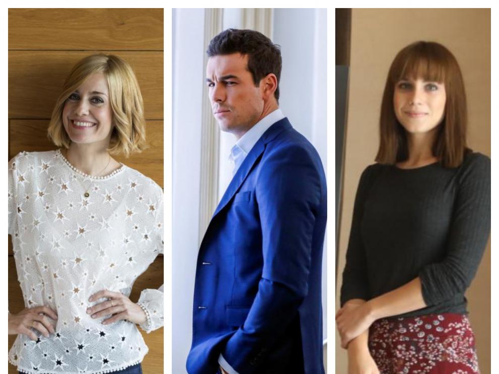 Alexandra Jiménez, Mario Casas y Aura Garrido