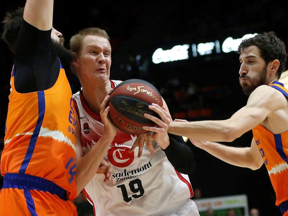 Robin Benzing, durante el partido del pasado domingo ante el Valencia.