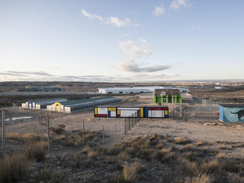 Estado actual de las nuevas instalaciones de protección animal, en el polígono Empresarium