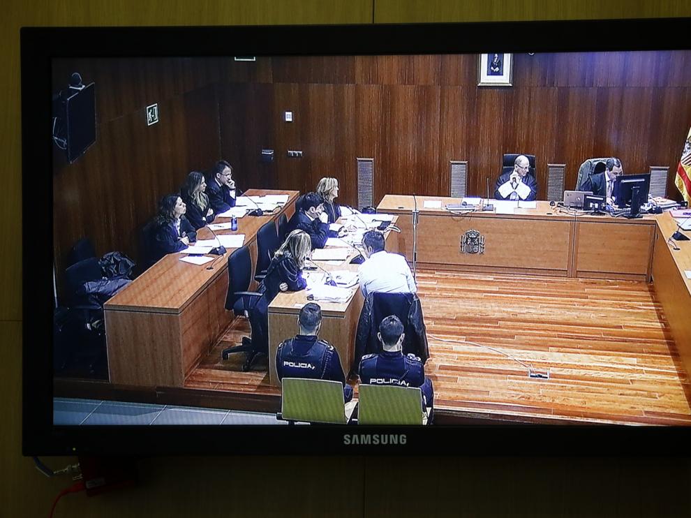 Una imagen de la sala de vistas en la que se está celebrando el juicio contra David Pellicer Criado.