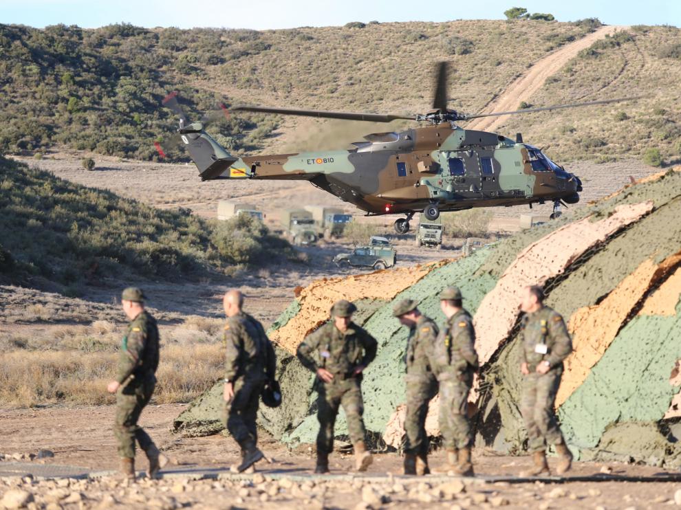 Maniobras militares en San Gregorio