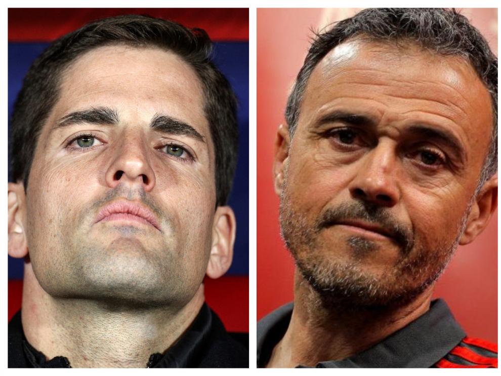 Robert Moreno y Luis Enrique