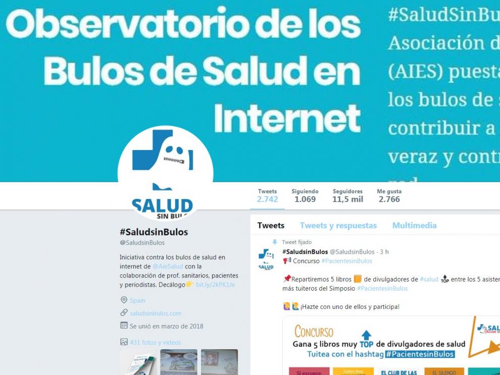 Una imagen de la iniciativa #SaludSinBulos.
