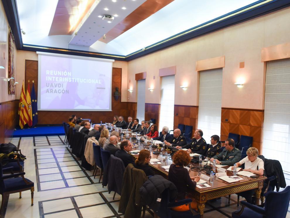Discapacidad Intelectual en Aragón de Atades celebrada el año pasado en la Delegación de Gobierno en Zaragoza