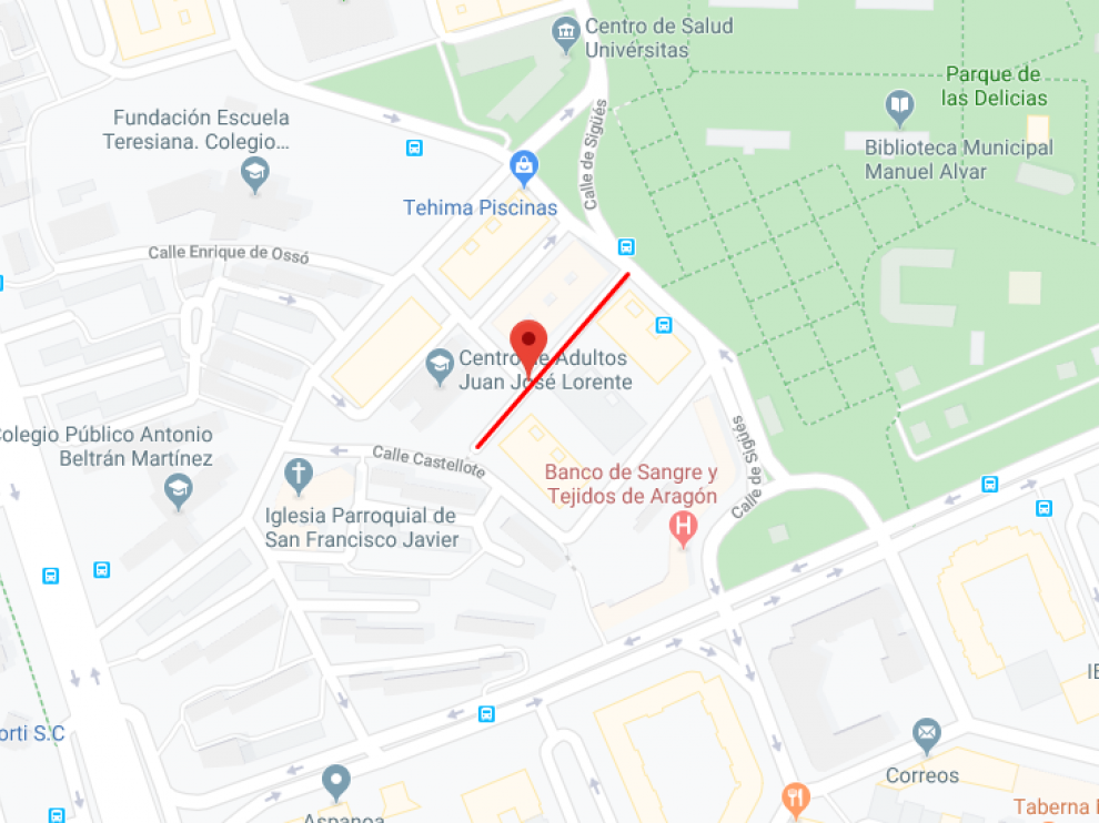 Calle Alcalá de la Selva Zaragoza